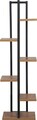 Corp biblioteca, Valovi, Nina, 34x120x19 cm, PAL, Pin Atlantic / Negru