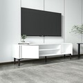 Comoda TV, Inarch, Snow, 140x44 cm, PAL, Alb
