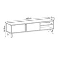 Comoda TV, Inarch, Benoit, 160x35x29 cm, PAL, Travertin