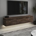 Comoda TV, Inarch, Neon, 160x35x32 cm, PAL, Castan