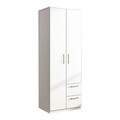 Dulap pentru haine, Inarch, Merlin 2, 60x171 cm, PAL, Alb