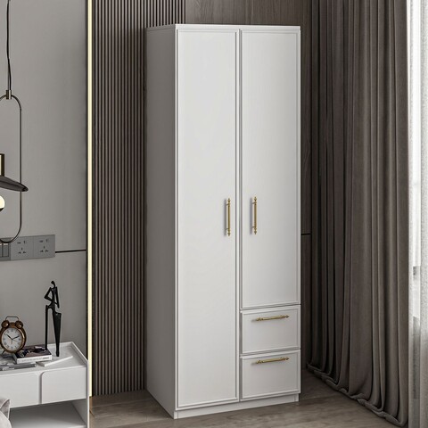 Dulap pentru haine, Inarch, Vespera 2, 60x171 cm, PAL, Alb