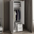 Dulap pentru haine, Inarch, Vespera 2, 60x171 cm, PAL, Alb