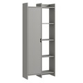 Corp biblioteca, Inarch, Offer, 70x180x30 cm, PAL, Gri
