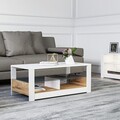 Masuta de cafea, Inarch, Aydos, 90x37x45 cm, PAL, Alb / Stejar
