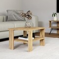 Masuta de cafea, Inarch, Duama, 60x37x45 cm, PAL, Stejar