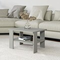Masuta de cafea, Inarch, Duama, 60x37x45 cm, PAL, Gri