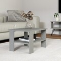 Masuta de cafea, Inarch, Duama, 60x37x45 cm, PAL, Gri