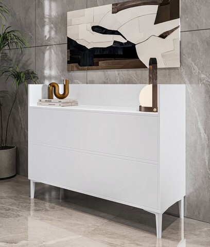 Dulap multifunctional, Inarch, Gale, 110x85x36 cm, PAL, Alb