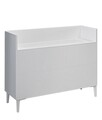 Dulap multifunctional, Inarch, Gale, 110x85x36 cm, PAL, Alb