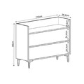 Dulap multifunctional, Inarch, Gale, 110x85x36 cm, PAL, Alb