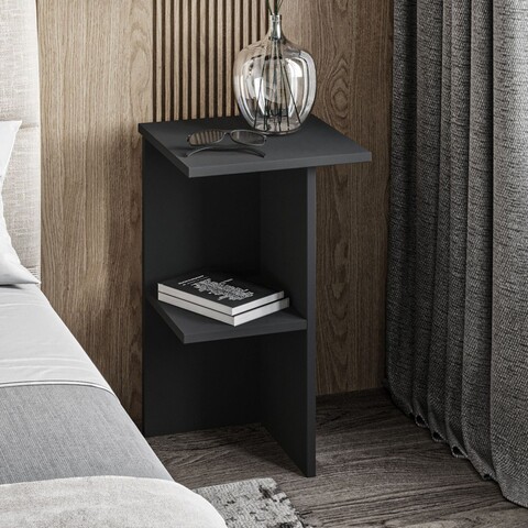 Noptiera, Inarch, Leray, 36x60x36 cm, PAL, Antracit