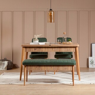 Atlantic Pine Green, Bancheta 110x40x51 cm