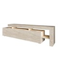 Comoda TV, Inarch, Beliz, 192x53x37 cm, PAL, Travertin