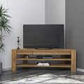 Comoda TV, Inarch, Corner, 120x40x30 cm, PAL, Stejar