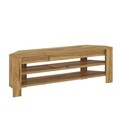 Comoda TV, Inarch, Corner, 120x40x30 cm, PAL, Stejar