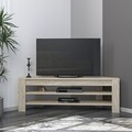 Comoda TV, Inarch, Corner, 120x40x30 cm, PAL, Travertin