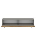 Comoda TV, Inarch, Sign, 180x49x37 cm, PAL, Gri / Stejar