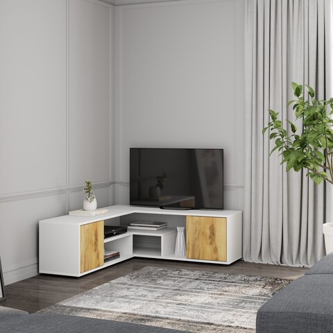 Comoda TV, Inarch, Rosa, PAL, Alb / Stejar