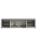 Comoda TV, Inarch, Aydos, 180x45x35 cm, PAL, Gri / Travertin