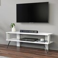Comoda TV, Inarch, Duama, 120x42x35 cm, PAL, Alb