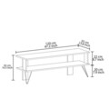 Comoda TV, Inarch, Duama, 120x42x35 cm, PAL, Alb