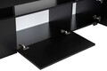 Comoda TV, Inarch, Beliz, 192x53x37 cm, PAL, Negru
