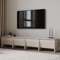Comoda TV, Inarch, Laris 180, 180x40x35 cm, PAL, Travertin