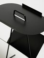 Masuta, Coatify, Goddy, 44x54x22 cm, Cadru: 100% METAL (Grosime: 2 mm), Negru