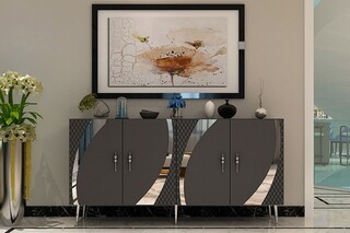 150x75x35 cm, Antracit;Argintiu