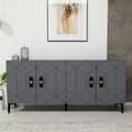 Consola, Olivia, Cross KB150, 150x75x35 cm, PAL, Antracit
