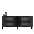 Consola, Olivia, Cross KB150, 150x75x35 cm, PAL, Antracit