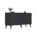 Consola, Olivia, Vesta, 150x79x40 cm, PAL , Antracit