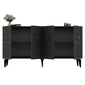 Consola, Olivia, Vesta, 150x79x40 cm, PAL , Antracit