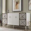 Consola, Olivia, Vesta, 150x79x40 cm, PAL , Alb