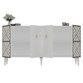 Consola, Olivia, Vesta, 150x79x40 cm, PAL , Alb