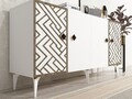 Consola, Olivia, Frow, 150x79x40 cm, PAL , Alb