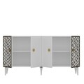 Consola, Olivia, Frow, 150x79x40 cm, PAL , Alb