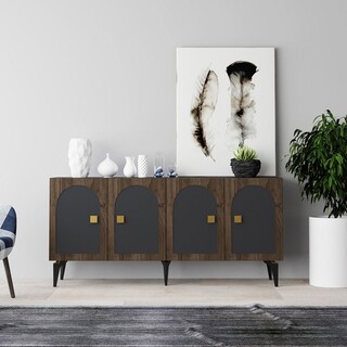 150x79x40 cm, Antracit;Auriu