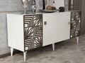Consola, Olivia, Midia, 150x79x40 cm, PAL , Alb