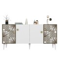 Consola, Olivia, Midia, 150x79x40 cm, PAL , Alb
