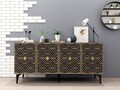 Consola, Olivia, Rose, 150x79x40 cm, PAL , Antracit