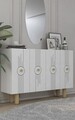 Consola, Olivia, Fraud Bohem KM120, 120x75x29 cm, PAL , Alb