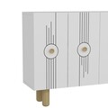 Consola, Olivia, Fraud Bohem KM120, 120x75x29 cm, PAL , Alb