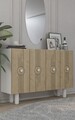 Consola, Olivia, Fraud Bohem KM120, 120x75x29 cm, PAL , Stejar alb / safir