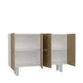 Consola, Olivia, Fraud Bohem KM120, 120x75x29 cm, PAL , Stejar alb / safir