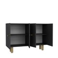 Consola, Olivia, Fraud Bohem KM120, 120x75x29 cm, PAL , Antracit