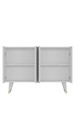 Consola, Olivia, Quart Ramada, 120x80x29 cm, PAL , Aur/Alb