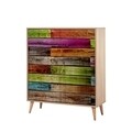 Dulap multifunctional Multilux 726, Vella, 95x36x111 cm, multicolor