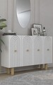 Consola, Olivia, Woise Bohem KM120, 120x75x29 cm, PAL , Alb